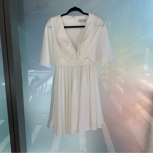 Mac Duggal White Mini Dress - Picture 2 of 5